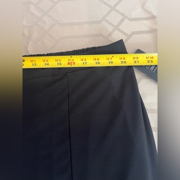 NWT Comfy USA Sun Kim Black Pants Slit Plus Size 3X - Picture 7 of 9